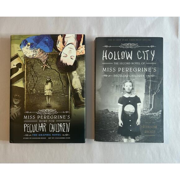 Miss Peregrine's Peculiar Children Hardback Graphic Novel & Hollow City Book 2 - Picture 1 of 6